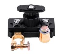 Battery Disconnect Button - 8x7x5cm, ABS Brass Build, Anti Leakage change, Power Cutoff Device, Twist Type head kills Knob | For Car Engine Bays RV LIVING QUARTER Yacht Electrical Panels Van