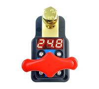 Battery Disconnect Cut Off, 12V-24V Power Control Isolator Switches Digital Display, Automotive Battery Isolator Tool, for Long-Term Parking, Frequent Short-Distance Driving, Road Trip