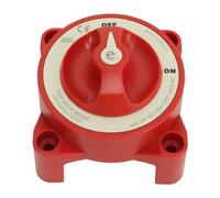 Battery Disconnect Switch, 350A 48V 2 Gear Stud Battery Power Cut Master Switch, Heavy Duty Waterproof Battery Disconnect Isolator Cut Off Switch for Boat RV Marine (9004E)