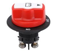 Battery Disconnect Switch 50A On Off Power Cut Master Isolator for Car Boat RV ATV UTV Yacht 12 32V DC Heavy Duty ABS Plastic Metal Terminal