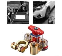 Battery Disconnect Switch Isolator for 12V 24V Systems Designed for Trucks RV Agricultural Vehicles With L Shaped Z Shaped Mounting Support
