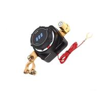 Battery Disconnect Switch with Digital Voltmeter DC 560V, For Marine and Vehicle Electrical Systems, Nylon 66 Flame Resistant Shell, 2 Position OnOff Switch