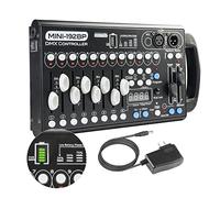Battery Dmx Controller, Portable Dmx Controller for Moving Head Lights, Dmx 192 Controller Lighting Console, Dmx512 Controller with Built-in Battery