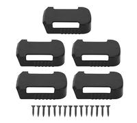 Battery Dock Holder Sturdy ABS Mount 5Pin 20V Universal for WU WE Series Tools 5 Set with Screws