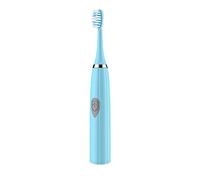 Battery Electric Toothbrush, 3 Pack Heads, P5 Modes, 7X Plaque Removal,Cleaning Powerful,30 Days Use, Adult Living Grout Brush (Blau)