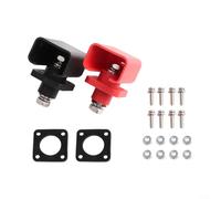Battery Energy Storage Terminal 2pcs Copper Connectors for Through Wall Mounting Compatible with Lithium Batteries Rated 120A 150A (150A)