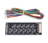 Battery Equalizer 14S Li Ion Active Balancing Board 1.2A, High Precision Voltage Control - Intelligent Balancing, Ultra Low Resistance, Efficient Battery Management (12s)