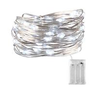 Battery Fairy Lights White, Dalugo 3M/10FT 30 LED Fairy Lights for Jubilee Decorations, Party, Wedding Anniversary, Halloween, Christmas