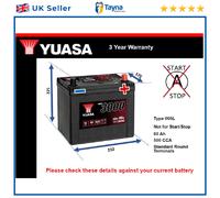 Battery fits ASIA MOTORS HI-TOPIC ROCSTA 1.8 2.2D 2.7D 89 to 99 Yuasa 005L 500A