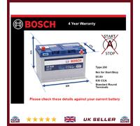 Battery fits ASIA MOTORS HI-TOPIC ROCSTA 2.2D 2.7D 89 to 99 Bosch 250 830A 95Ah