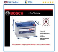 Bosch S4 vehicle battery 74 Ah 12 V 680 A Car