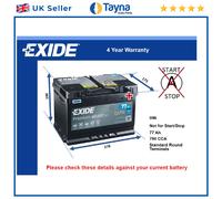 Battery fits AUDI Q2 Q3 A2 A1 A4 Allroad S5 TT A5 Q5 S1 RS3 Exide 096