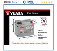 Battery fits AUDI Q3 A5 Q5 TT S3 A3 A4 Allroad A4 A6 S4 A1 Yuasa 027 New
