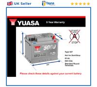 Battery fits AUDI Q3 A5 Q5 TT S3 A3 A4 Allroad A4 A6 S4 A1 Yuasa 027 New