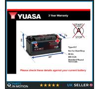Car Battery YBX3017 Yuasa Genuine Top Quality Guaranteed New