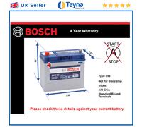 Battery fits BEDFORD KB RASCAL 1.0 1.6 85 to 90 Bosch 049 330A 45Ah Quality New