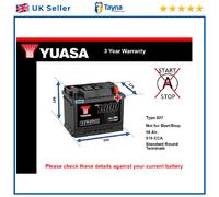 Battery fits BENTLEY MULSANNE FLYING SPUR CONTINENTAL 4.0 6.0 6.8 027