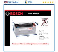 Battery fits BMW 335D 325D 535D 330D 525D X5 650 525 630 635D Bosch 017