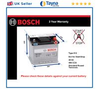 Battery fits BMW ALPINA D3 D10 B7 ROADSTER B12 B11 B10 B9 B8 B6 B3 012