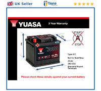 Battery fits CHEVROLET CORSICA BERETTA 2.2 2.3 2.8 3.1 87 to 96 Yuasa 077 380A