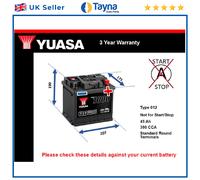 Battery fits CITROEN C4 CACTUS C2 NEMO C3 PICASSO DISPATCH XSARA C1 012