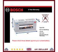 Battery fits CITROEN RELAY 244 2.0D 2.2D 3.0D Bosch 020 920A 110Ah New