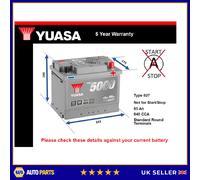 Battery fits DACIA DOKKER NOVA LODGY SHIFTER SOLENZA LOGAN EXPRESS 027