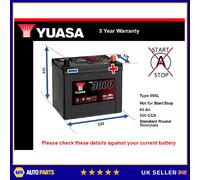 Battery fits DAEWOO CIELO TOSCA LEMANS PRINCE 1.5 1.6 2.0 1990 on Yuasa 005L New