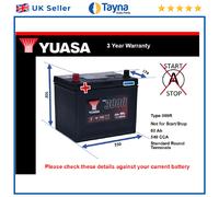 Battery fits DAEWOO LACETTI KLAN 1.4 02 to 04 Yuasa 009R 540A 60Ah 3Yr Warranty