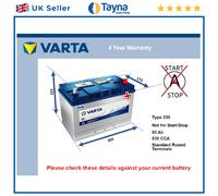 Battery fits DAIHATSU FOURTRAK GRAN MOVE WILDCAT/ROCKY 84 to 99 Varta 249 830A