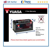Car Battery YBX3019 Yuasa Genuine Top Quality Guaranteed New