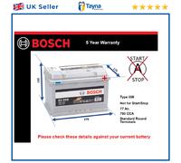 Battery fits DODGE CALIBER JOURNEY 2006 on Bosch 096 780A 77Ah 5Yr Warranty New