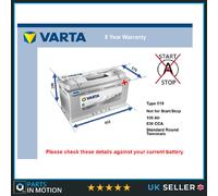 Battery fits HYUNDAI EQUUS GALLOPER GENESIS Varta 019 830A 100Ah Quality