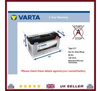 Battery fits BUGATTI VEYRON EB 110 3.5 8.0 1991 on Varta 017 720A 90Ah Quality