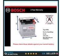 Battery fits FIAT 500 312 1.2 1.4 1.3D 2007 on Bosch 002L 340A 40Ah Quality New