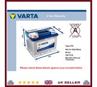 Battery fits FORD BRONCO AEROSTAR 2.9 3.0 4.0 85 to 97 Varta 078 540A 60Ah New