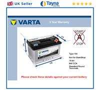 Battery fits VAUXHALL TIGRA ZAFIRA ASTRA MERIVA COMBO CORSA AGILA 100