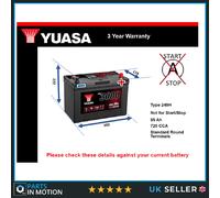 Battery fits GREAT WALL STEED STEED 5 2.2 2.0D 2012 on Yuasa 249H 720A 95Ah New