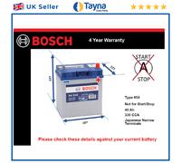 Bosch S4 vehicle battery 40 Ah 12 V 330 A Car