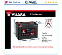 Battery fits HYUNDAI LANTRA ELANTRA STELLAR GALLOPER SONATA 83 to 11 Yuasa 069