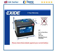 Battery fits JAGUAR XJ12 XJ6 XJ SOVEREIGN Exide 027 540A 62Ah Quality