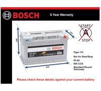 Battery fits JEEP COMMANDER CHEROKEE LIBERTY WRANGLER GRAND CHEROKEE 115