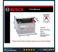 Battery fits JEEP GRAND CHEROKEE CHEROKEE CJ5 - CJ8 PATRIOT 1966 on Bosch 027