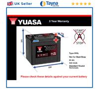 Battery fits KIA CEED ED, JD 06 to 18 Yuasa 005L 500A 60Ah 3Yr Warranty Quality