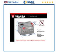 Battery fits LDV 400 CONVOY 200 2.0 3.5 2.5D 89 to 09 Yuasa 075 640A 60Ah New