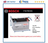 Battery fits LDV MAXUS CONVOY 400 3.5 2.4D 2.5D 89 to 09 Bosch 096 640A 70Ah New