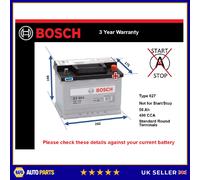 Battery fits ROVER 25 75 45 CITYROVER 618 220 218 COUPE 218 420 86 to 05 027 New