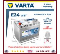 Battery fits TALBOT EXPRESS 1.9D 2.5D 82 to 94 Varta 069 630A 70Ah 4Yr Warranty