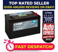 Battery fits MAZDA CX5 2.2D 12 to 17 Exide 249 800A 95Ah 4Yr Warranty Quality