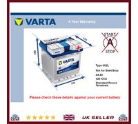 Battery fits FIAT 500X 500C CINQUECENTO 500L SEICENTO FIORINO Varta 002L